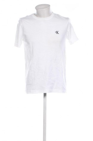 Męski T-shirt Calvin Klein Jeans, Rozmiar L, Kolor Biały, Cena 252,99 zł