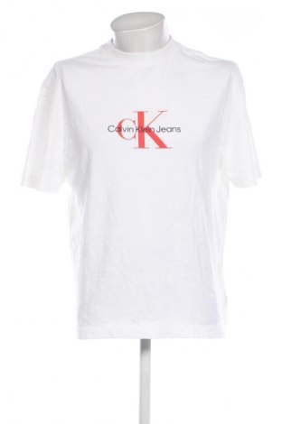 Herren T-Shirt Calvin Klein Jeans, Größe S, Farbe Weiß, Preis € 43,99