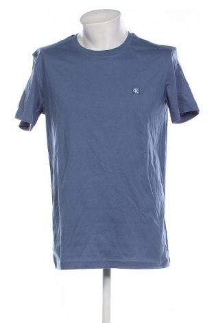 Tricou de bărbați Calvin Klein Jeans, Mărime L, Culoare Albastru, Preț 187,99 Lei