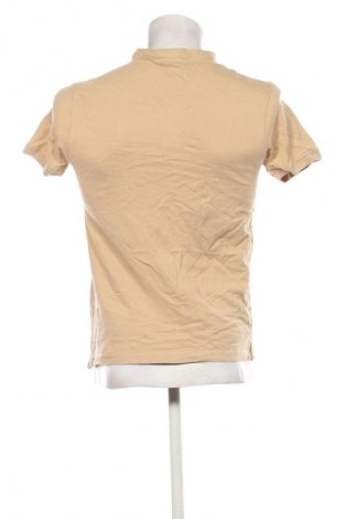 Мъжка тениска Cotton&silk, Размер M, Цвят Бежов, Цена 19,99 лв.