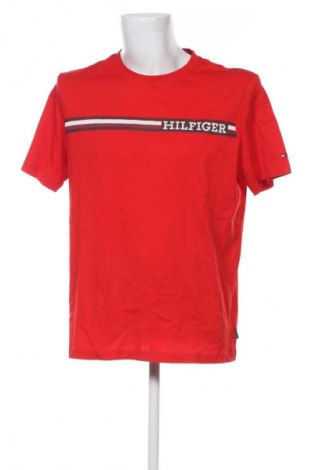 Pánske tričko  Tommy Hilfiger, Veľkosť L, Farba Červená, Cena  47,95 €