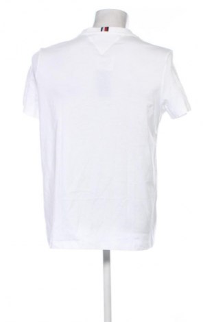 Męski T-shirt Tommy Hilfiger, Rozmiar XL, Kolor Biały, Cena 215,99 zł