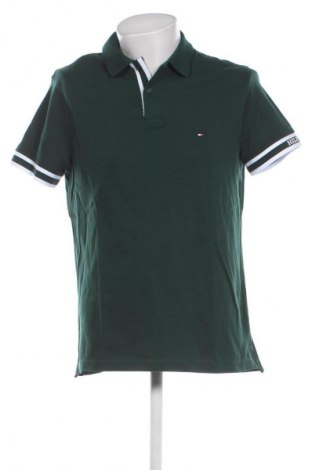 Мъжка тениска Tommy Hilfiger, Размер L, Цвят Зелен, Цена 167,99 лв.