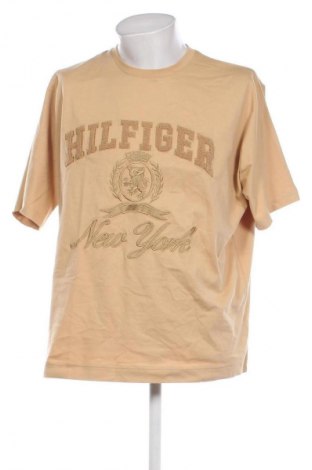 Мъжка тениска Tommy Hilfiger, Размер M, Цвят Бежов, Цена 58,99 лв.