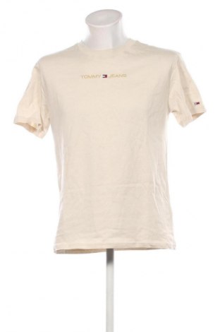Tricou de bărbați Tommy Hilfiger, Mărime M, Culoare Bej, Preț 267,99 Lei