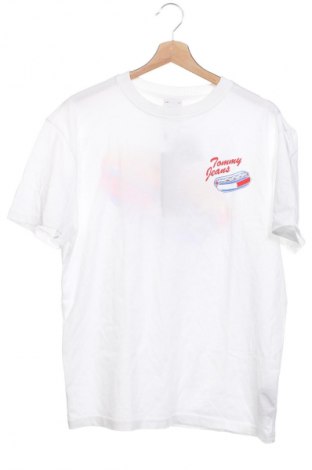 Męski T-shirt Tommy Jeans, Rozmiar XS, Kolor Biały, Cena 202,99 zł