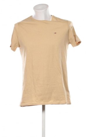 Ανδρικό t-shirt Tommy Jeans, Μέγεθος L, Χρώμα  Μπέζ, Τιμή 37,99 €