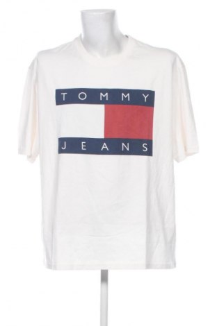 Herren T-Shirt Tommy Jeans, Größe XXL, Farbe Ecru, Preis 53,99 €