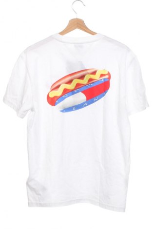 Herren T-Shirt Tommy Jeans, Größe XS, Farbe Weiß, Preis 56,99 €