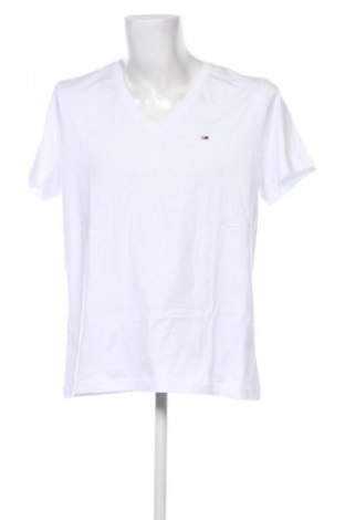 Tricou de bărbați Tommy Jeans, Mărime XXL, Culoare Alb, Preț 192,99 Lei