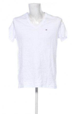 Herren T-Shirt Tommy Jeans, Größe L, Farbe Weiß, Preis 45,99 €