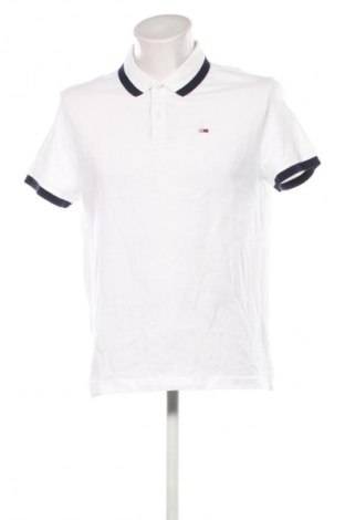 Herren T-Shirt Tommy Jeans, Größe M, Farbe Weiß, Preis 79,99 €