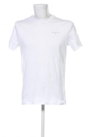 Herren T-Shirt Tommy Jeans, Größe M, Farbe Weiß, Preis 56,99 €