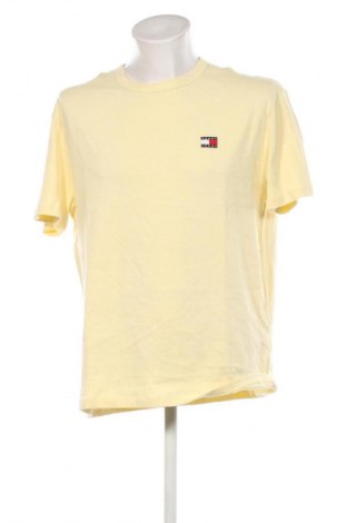 Tricou de bărbați Tommy Jeans, Mărime L, Culoare Galben, Preț 267,99 Lei
