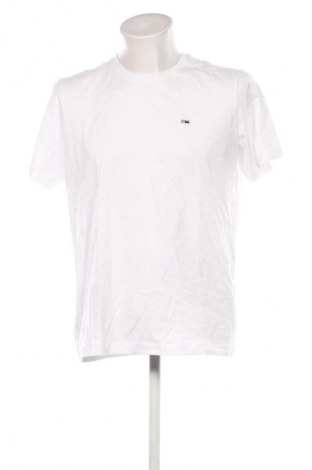 Tricou de bărbați Tommy Jeans, Mărime L, Culoare Alb, Preț 267,99 Lei