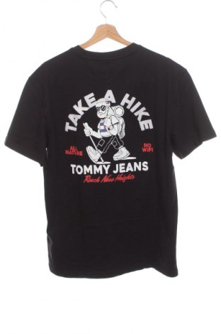 Męski T-shirt Tommy Jeans, Rozmiar XS, Kolor Czarny, Cena 255,99 zł