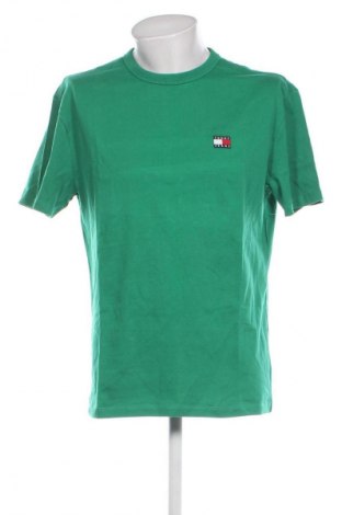 Męski T-shirt Tommy Jeans, Rozmiar M, Kolor Zielony, Cena 242,99 zł