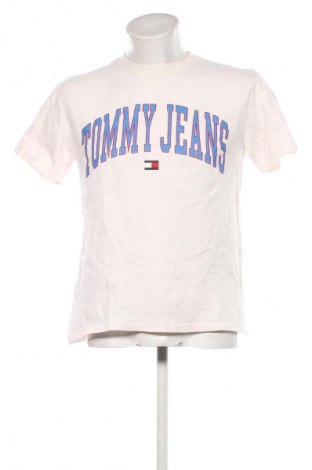 Tricou de bărbați Tommy Jeans, Mărime M, Culoare Ecru, Preț 189,99 Lei