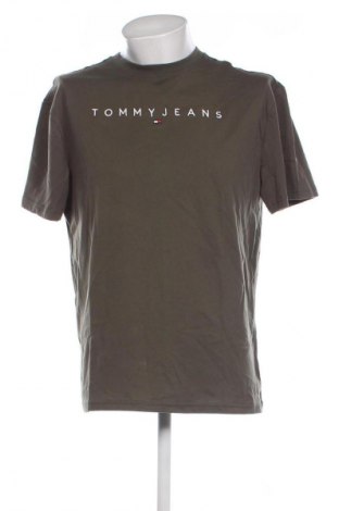 Męski T-shirt Tommy Jeans, Rozmiar M, Kolor Zielony, Cena 268,99 zł