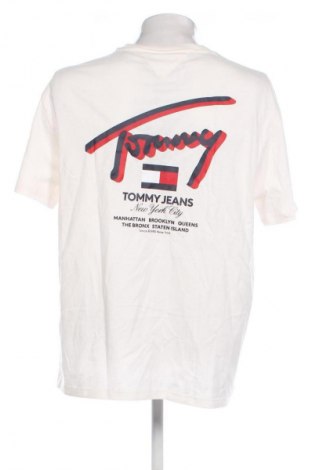 Pánské tričko  Tommy Jeans, Velikost XL, Barva Krémová, Cena  1 329,00 Kč