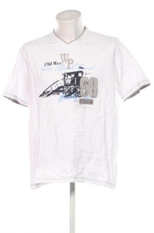 Męski T-shirt Tony Brown, Rozmiar 3XL, Kolor Biały, Cena 62,99 zł