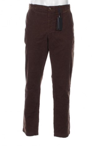 Pantaloni raiați de bărbați Tommy Hilfiger, Mărime XL, Culoare Maro, Preț 709,99 Lei