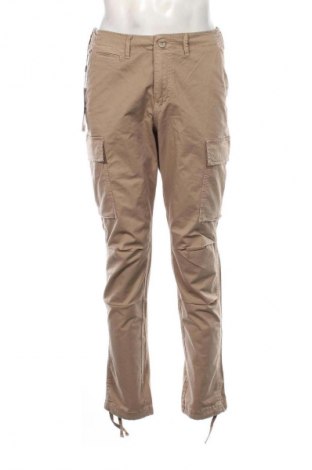 Pantaloni de bărbați Jack & Jones, Mărime M, Culoare Maro, Preț 93,99 Lei