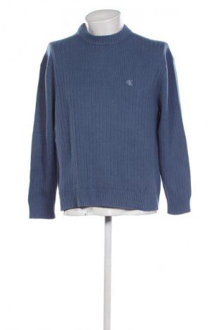 Herrenpullover Calvin Klein Jeans, Größe L, Farbe Blau, Preis 72,99 €