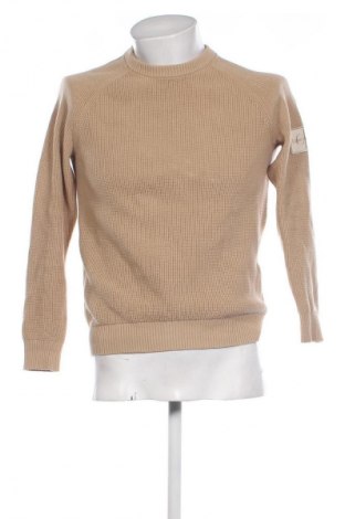 Herrenpullover Calvin Klein Jeans, Größe S, Farbe Beige, Preis 63,99 €