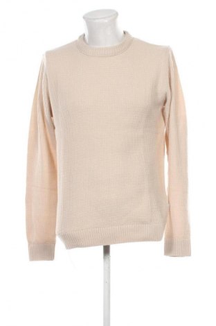 Herrenpullover Jack & Jones, Größe L, Farbe Beige, Preis € 20,99