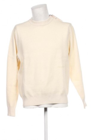 Herrenpullover Jack & Jones, Größe L, Farbe Ecru, Preis € 45,99