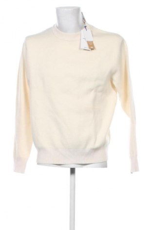 Herrenpullover Jack & Jones, Größe M, Farbe Ecru, Preis € 47,99