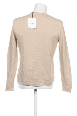 Herrenpullover Only & Sons, Größe L, Farbe Beige, Preis € 25,99