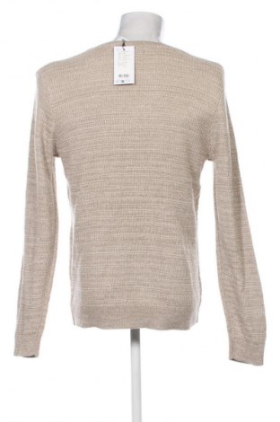 Herrenpullover Produkt by Jack & Jones, Größe L, Farbe Beige, Preis € 37,99