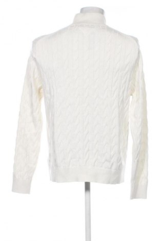 Pulover de bărbați Tommy Hilfiger, Mărime XL, Culoare Ecru, Preț 211,99 Lei
