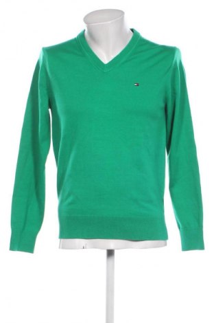 Herrenpullover Tommy Hilfiger, Größe M, Farbe Grün, Preis 59,99 €