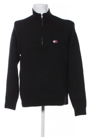 Pulover de bărbați Tommy Jeans, Mărime M, Culoare Negru, Preț 203,99 Lei