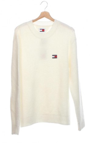 Herrenpullover Tommy Jeans, Größe XS, Farbe Weiß, Preis 44,99 €