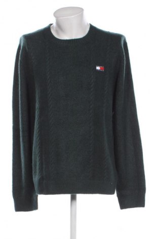 Pulover de bărbați Tommy Jeans, Mărime XXL, Culoare Verde, Preț 377,99 Lei
