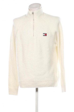 Herrenpullover Tommy Jeans, Größe L, Farbe Weiß, Preis € 89,99
