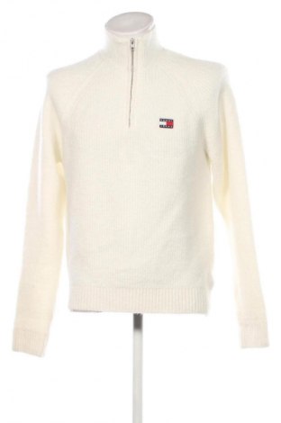 Pulover de bărbați Tommy Jeans, Mărime S, Culoare Alb, Preț 203,99 Lei