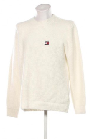 Pulover de bărbați Tommy Jeans, Mărime M, Culoare Alb, Preț 594,99 Lei
