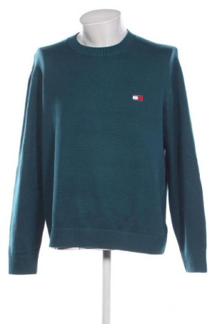 Herrenpullover Tommy Jeans, Größe L, Farbe Grün, Preis 89,99 €