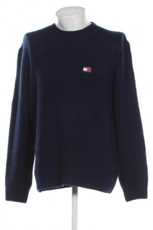 Herrenpullover Tommy Jeans, Größe M, Farbe Blau, Preis 70,99 €
