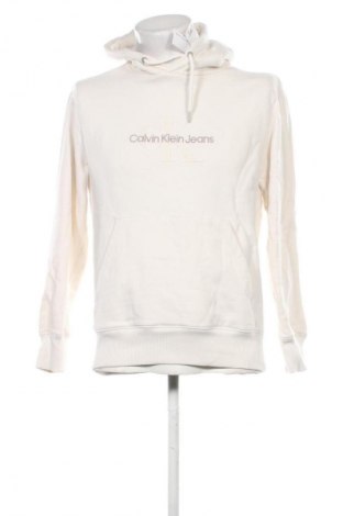 Herren Sweatshirt Calvin Klein Jeans, Größe M, Farbe Ecru, Preis 44,99 €