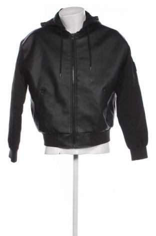 Herren Lederjacke Calvin Klein Jeans, Größe M, Farbe Schwarz, Preis € 112,99