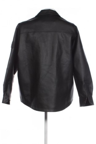 Geacă de piele pentru bărbati Calvin Klein Jeans, Mărime L, Culoare Negru, Preț 699,99 Lei