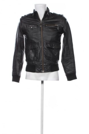 Geacă de piele pentru bărbati H&M, Mărime S, Culoare Negru, Preț 352,99 Lei