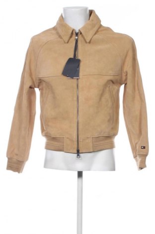 Férfi bőrdzseki Tommy Hilfiger, Méret S, Szín Bézs, Ár 245 239 Ft