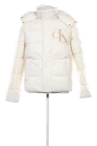 Geacă de bărbati Calvin Klein Jeans, Mărime M, Culoare Ecru, Preț 749,99 Lei